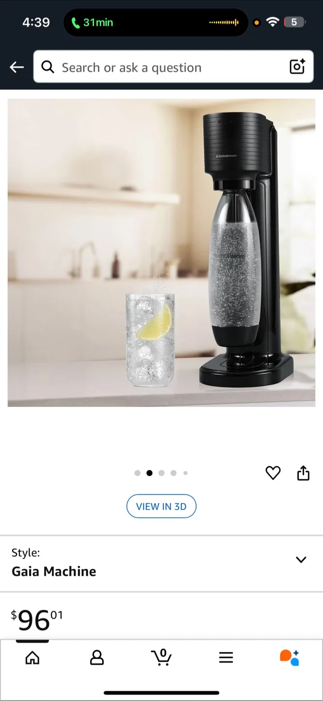 SodaStream Gaia Sparkling Water Maker image indicator(3)