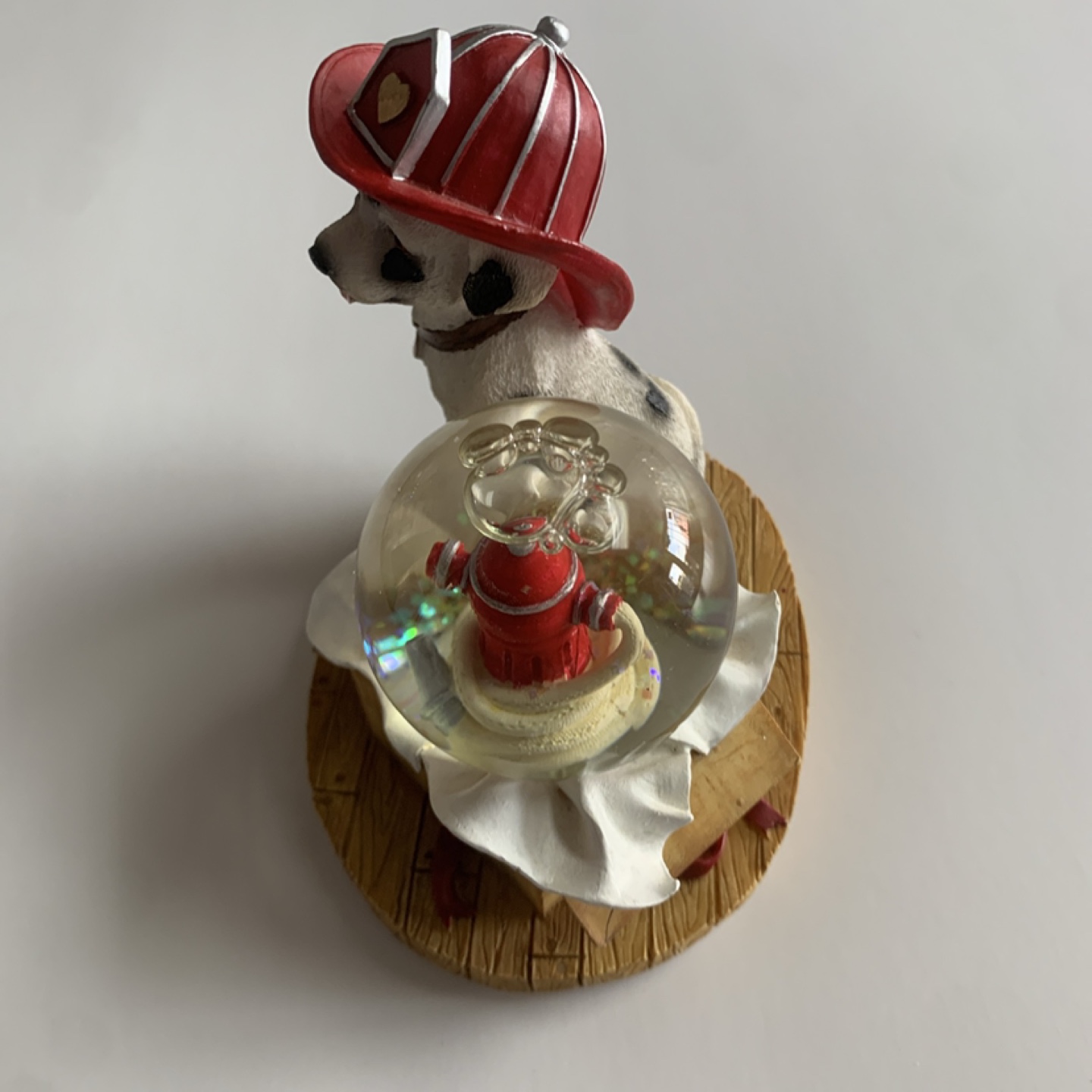 Dalmatian Firefighter Snow Globe Figurine - photo 5