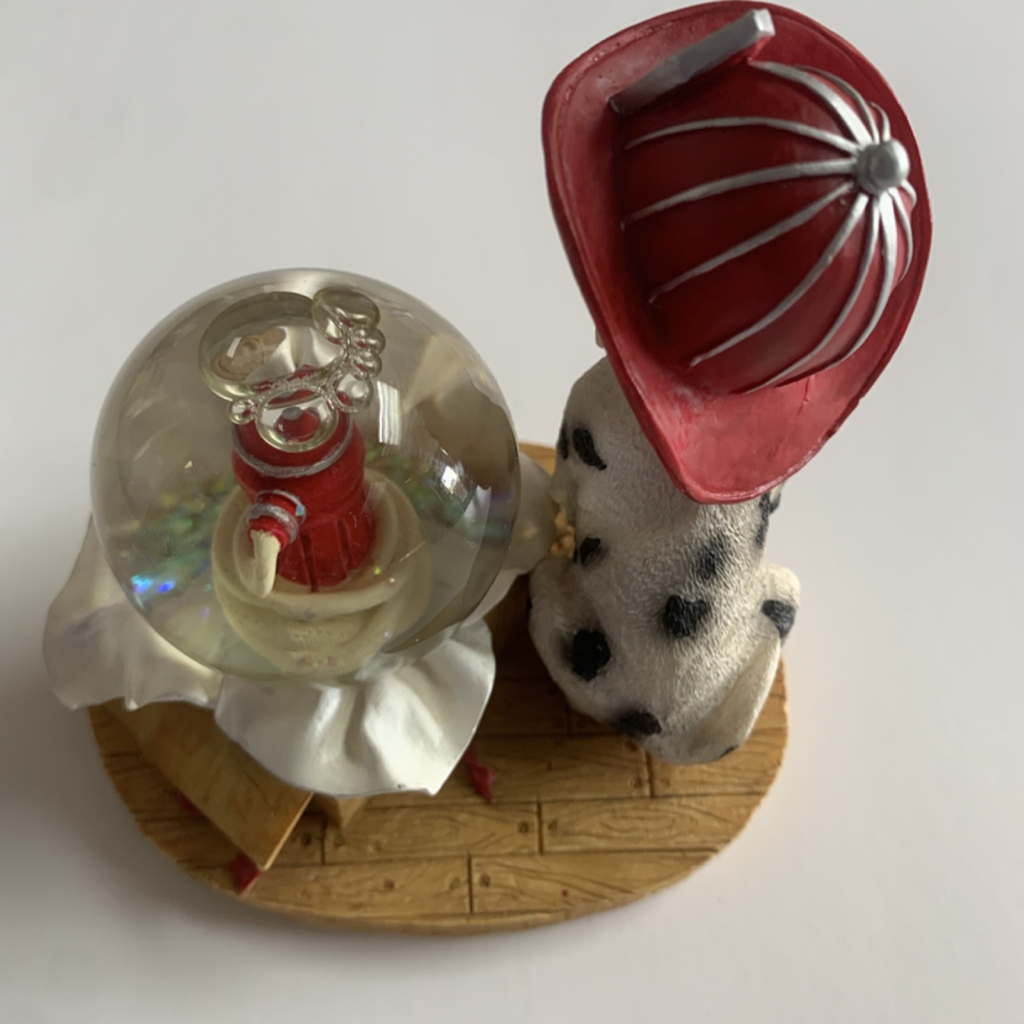 Dalmatian Firefighter Snow Globe Figurine - photo 4