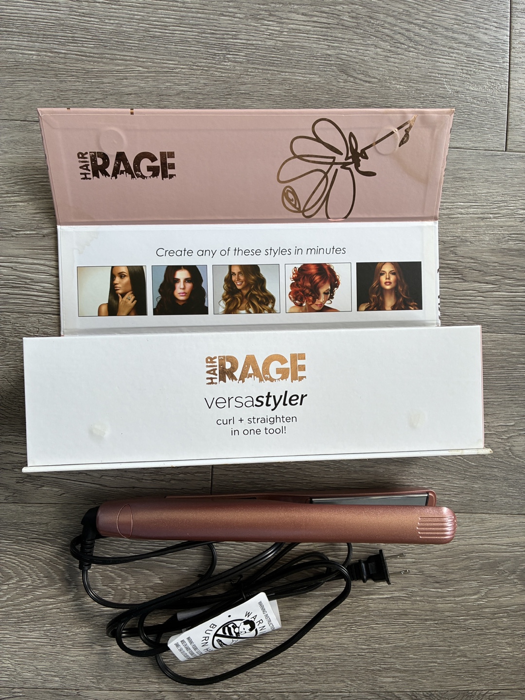 Hair Rage Versastyler | Curl & Straightener