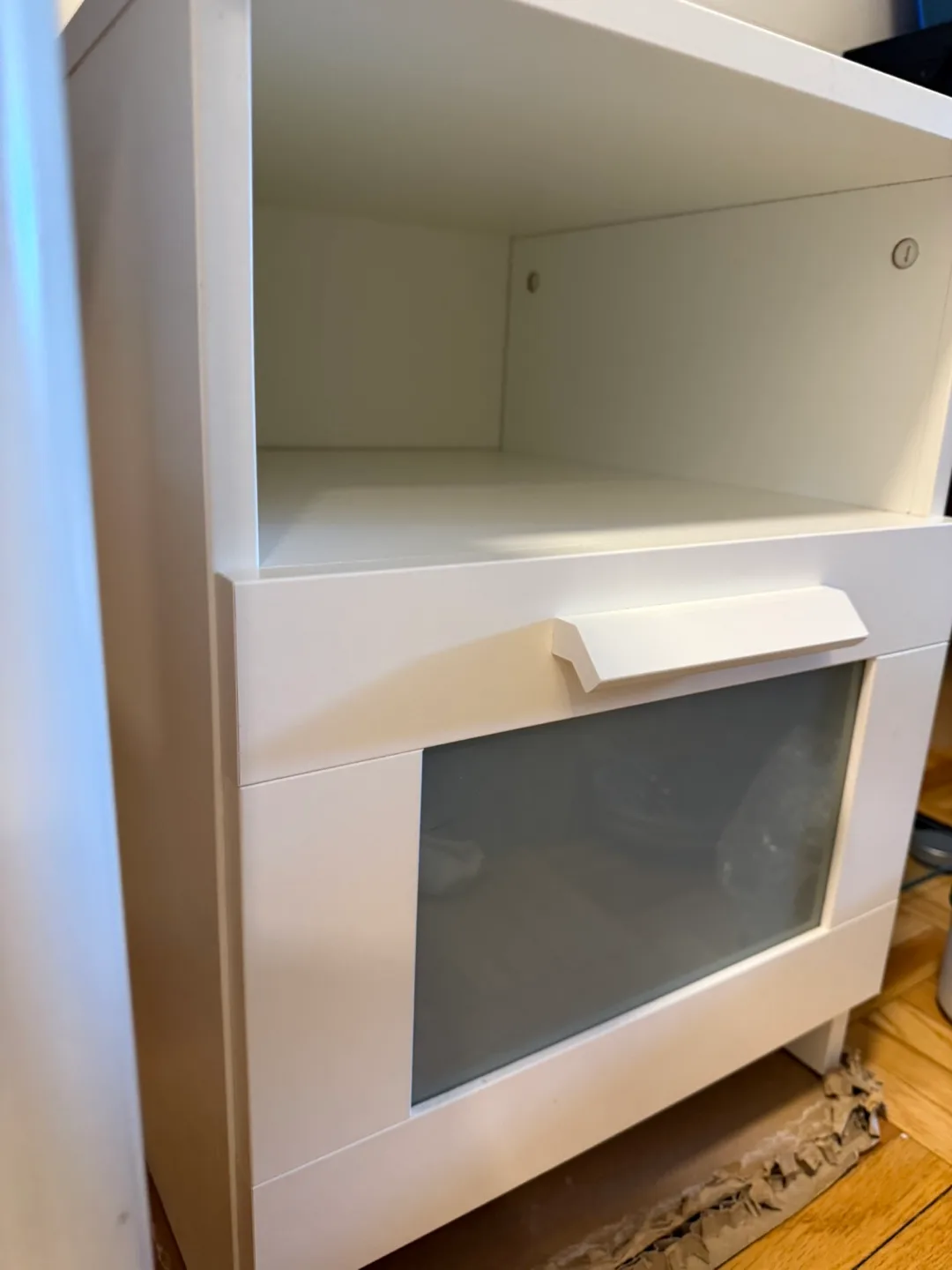 Ikea Brimnes nightstand white 34x41cm image indicator(2)