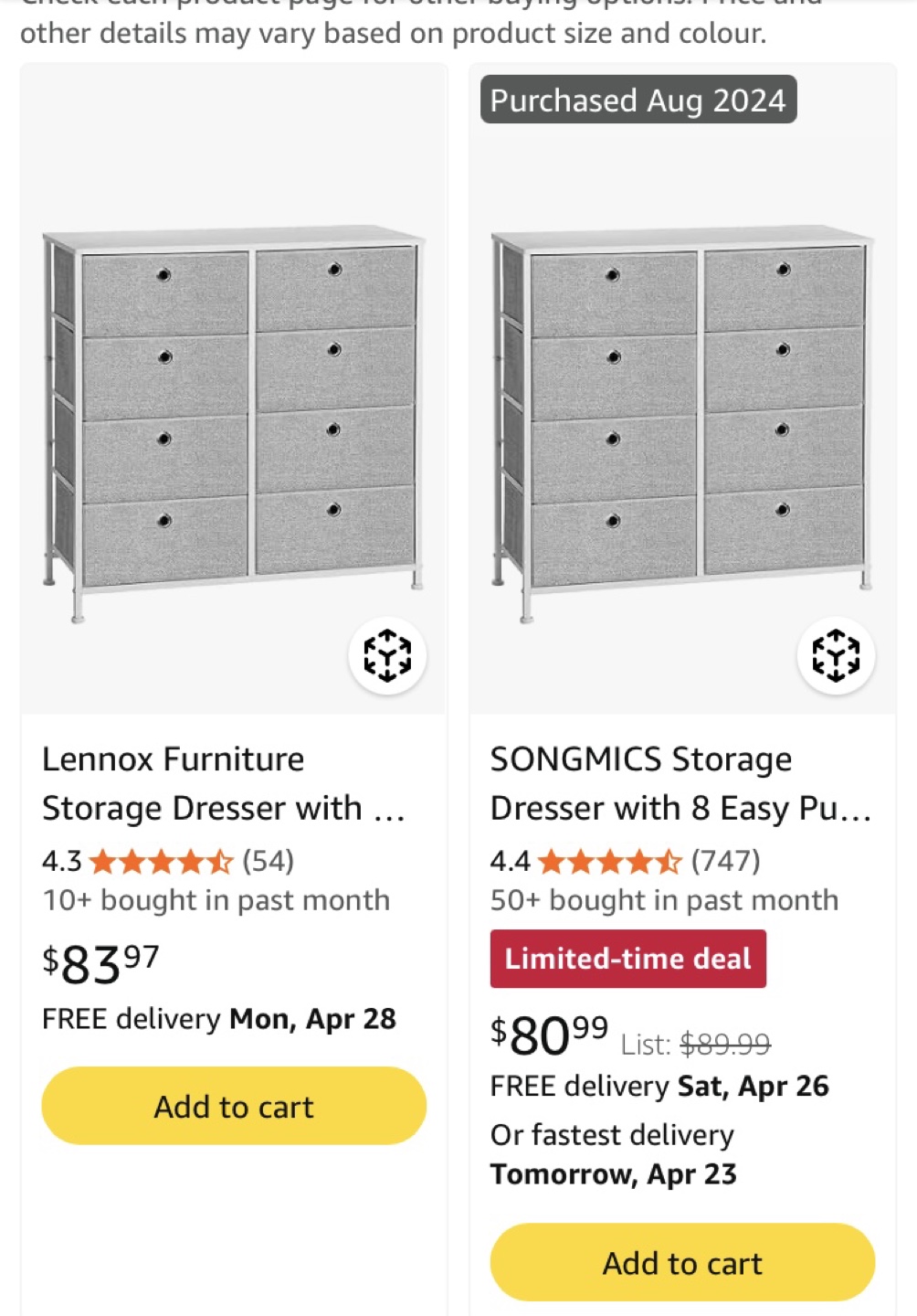 Fabric Storage Dresser - photo 3