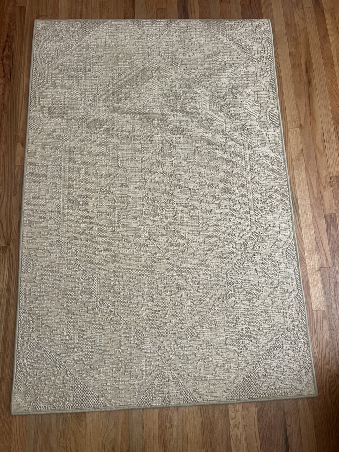 Beige Sisal Area Rug 4 X 6