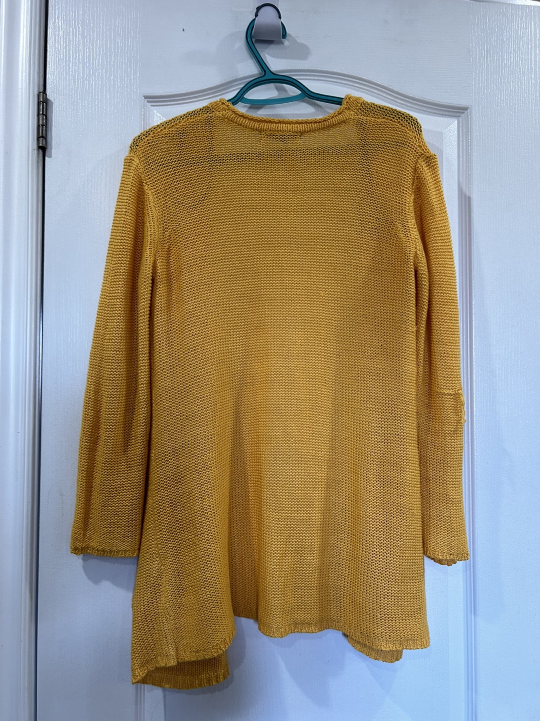 Mustard Yellow Knit Cardigan - photo 2