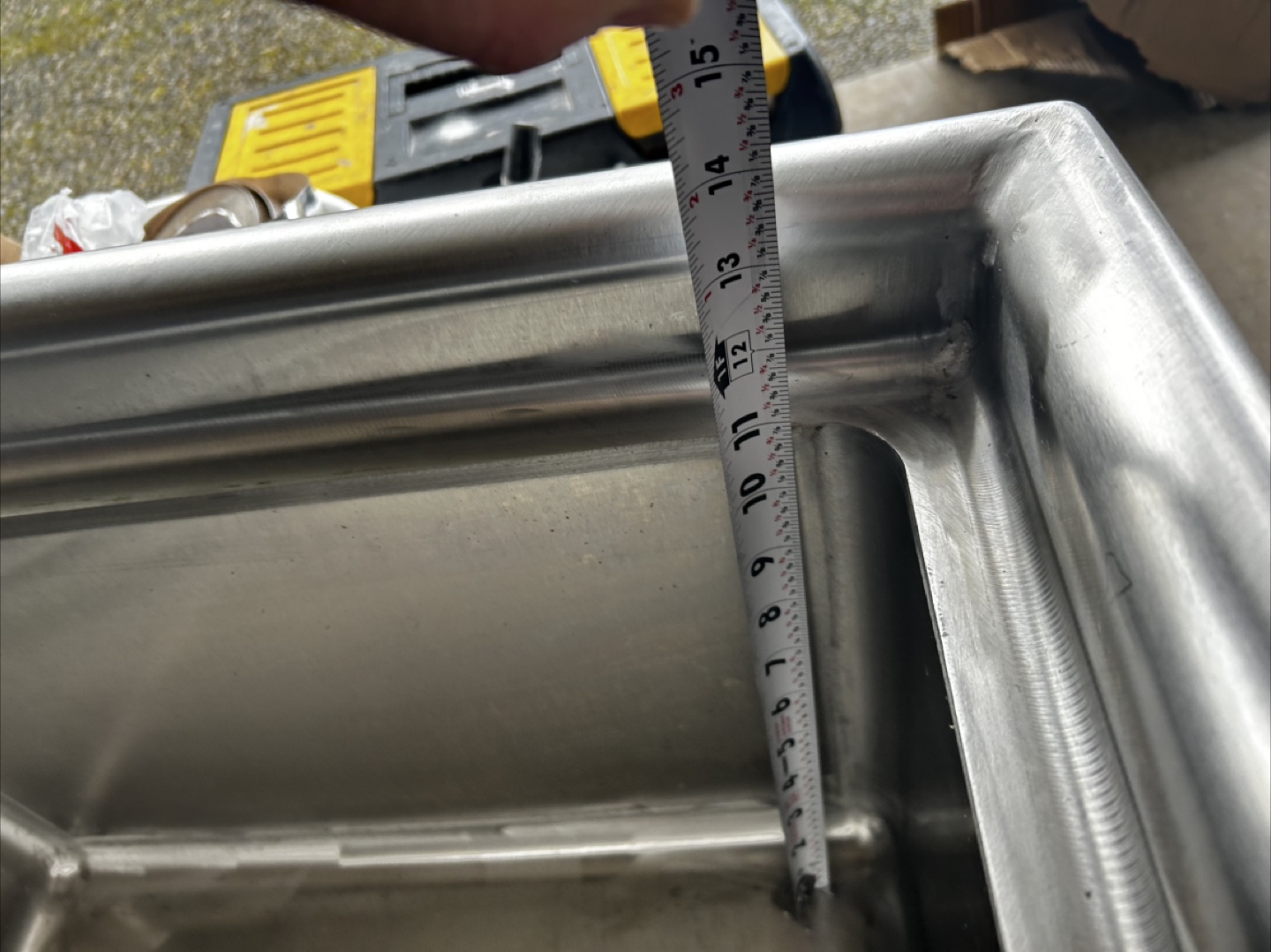 Commercial Stainless Steel Double Sink with Stand - photo 3