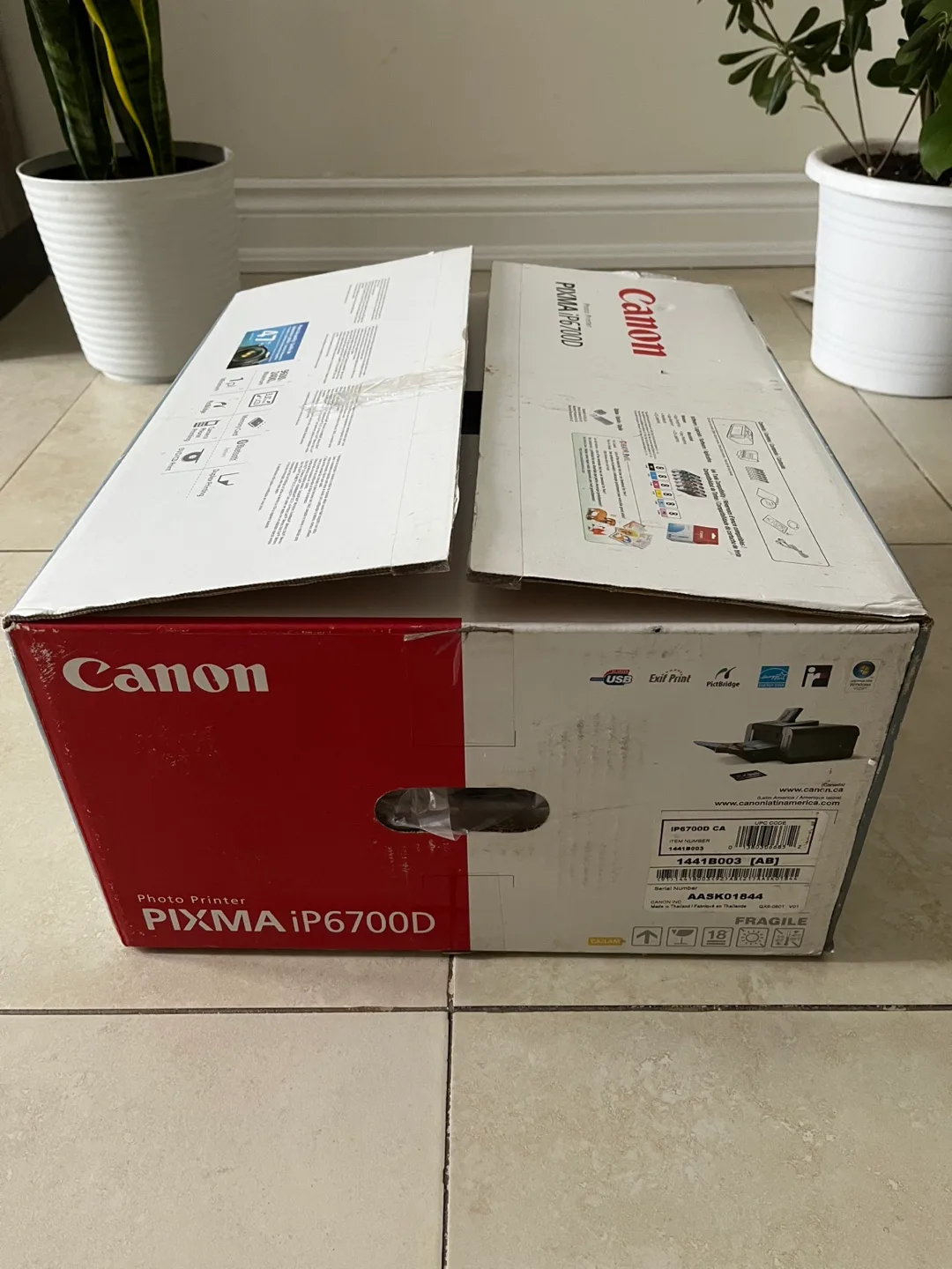 New Canon PIXMA iP6700D Photo Printer in Box with Ink image indicator(2)