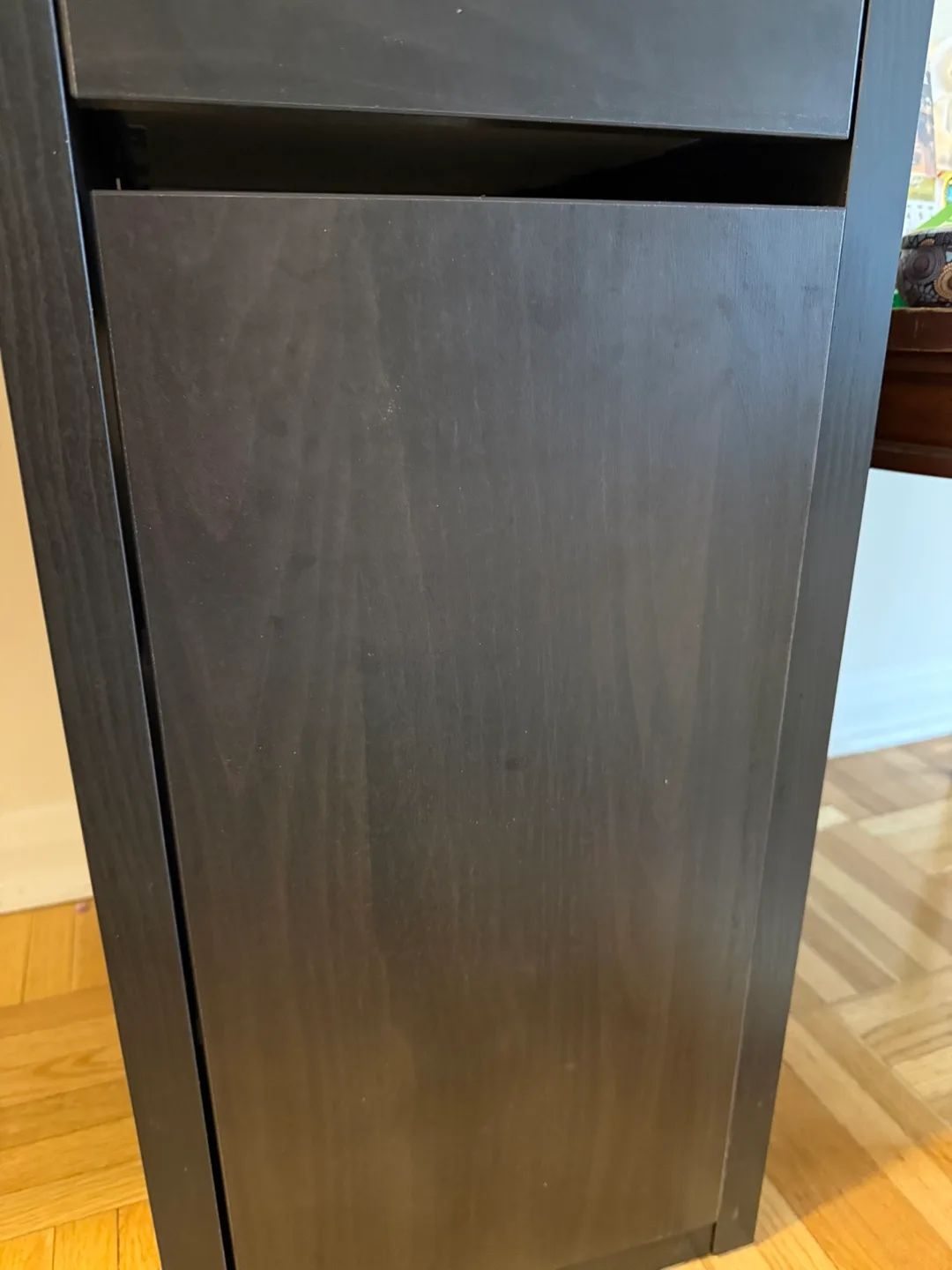 IKEA MICKE Desk - Black-Brown image indicator(5)