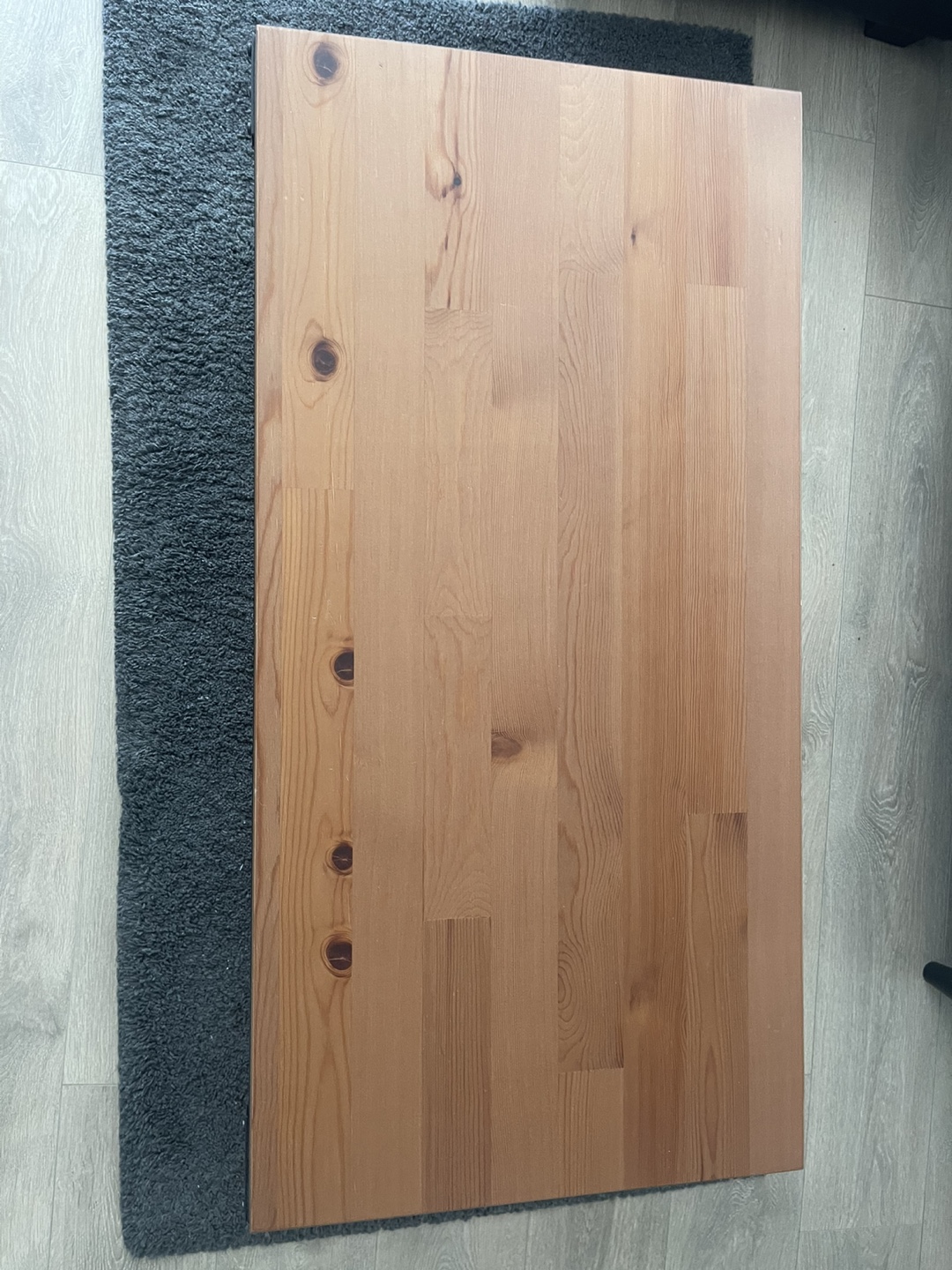 IKEA FJÄLLBO Coffee Table - Black with Wood Top - photo 3
