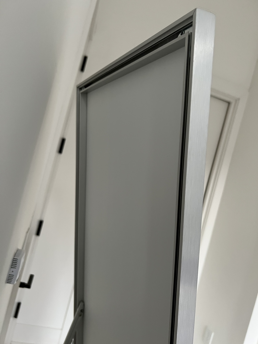 CB2 Standing Silver Floor Length Mirror 16"x69" - photo 3
