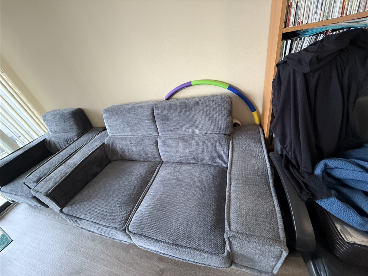 Gray Sofa Set with Armchair - photo 2