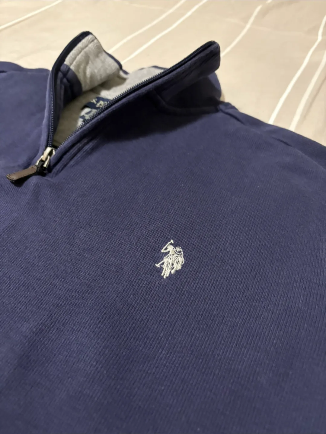 Navy Quarter Zip image indicator(2)