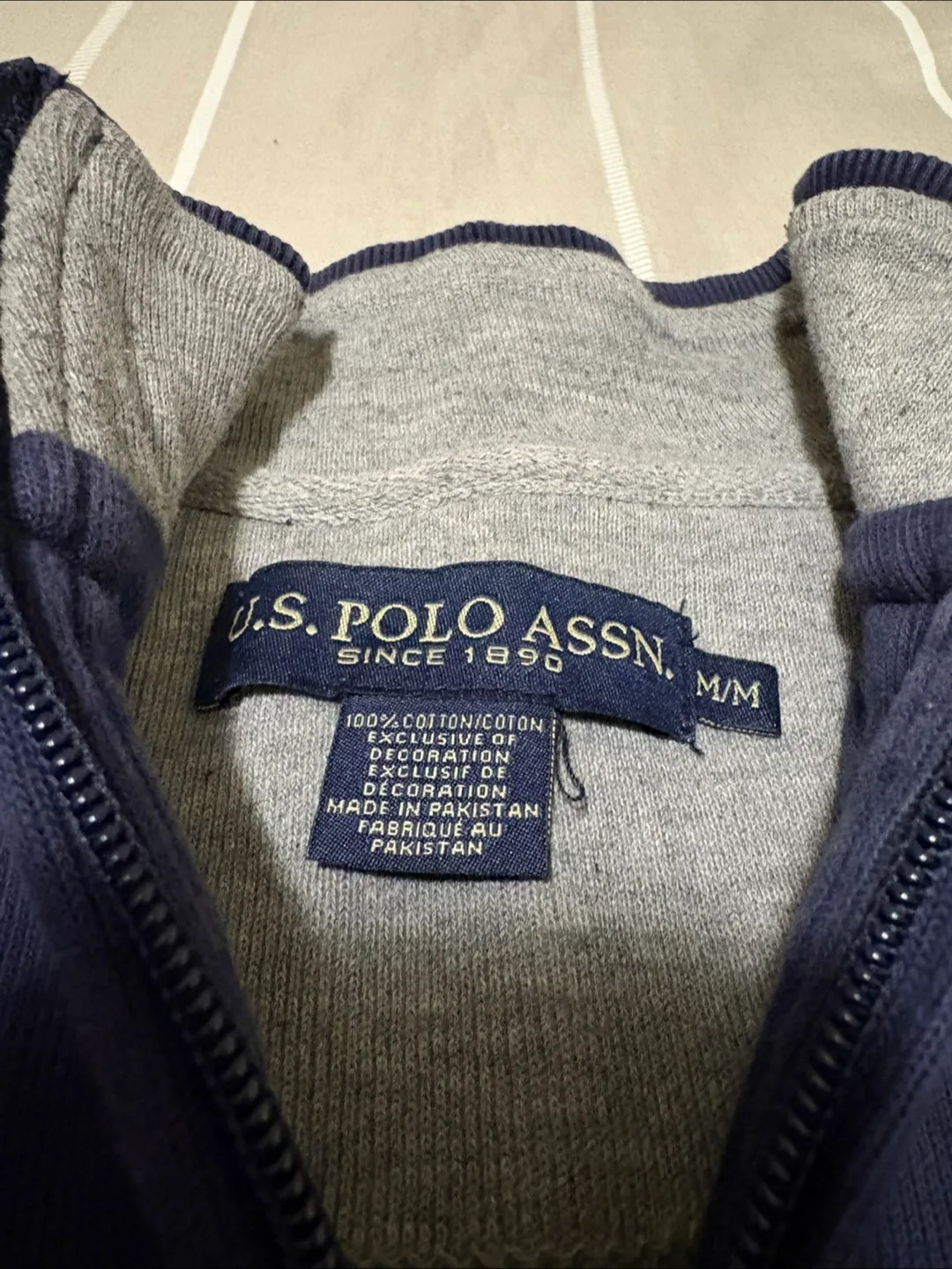 Navy Quarter Zip image indicator(3)
