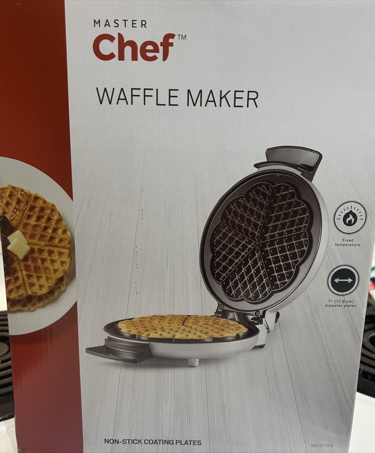 Master Chef Waffle Maker - Flower Shaped Waffles - photo 4
