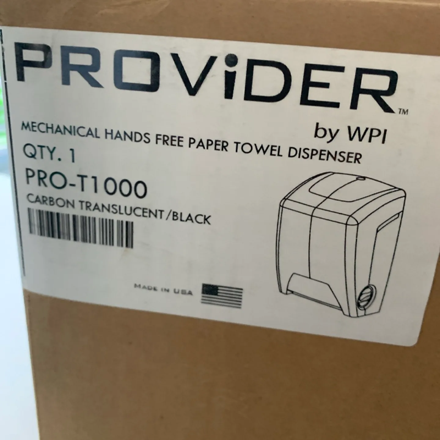 PROVIDER by WPI Black Paper Towel Dispenser image indicator(9)