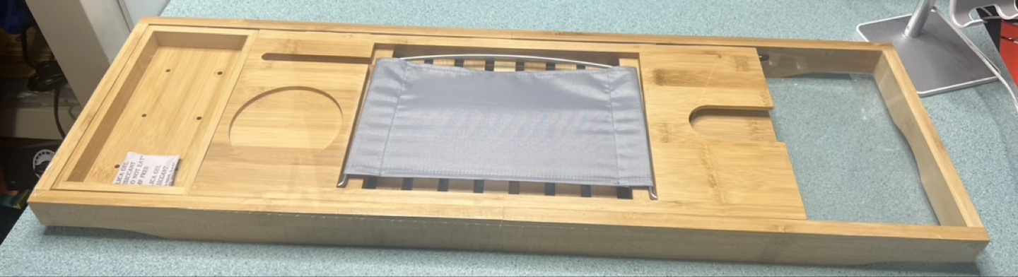 Bamboo Bathtub Caddy Tray - photo 3