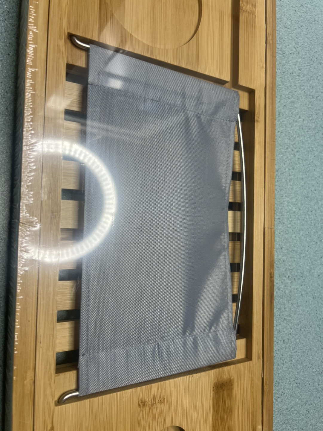 Bamboo Bathtub Caddy Tray - photo 4