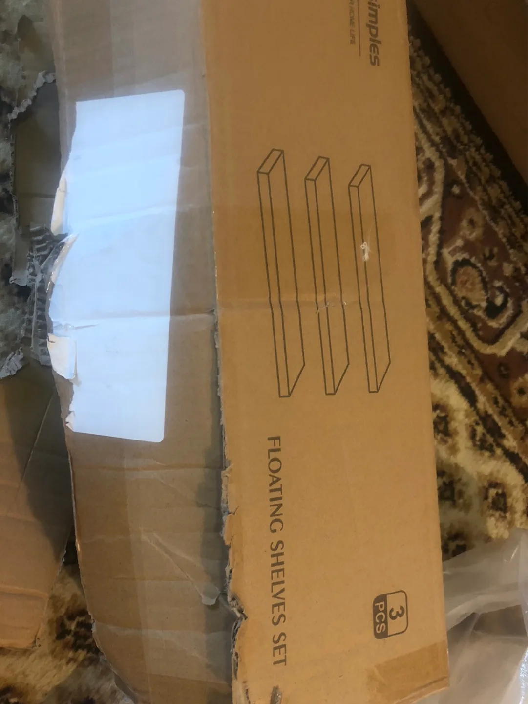 New UpsImples 3-Piece Floating Shelves Set image indicator(4)