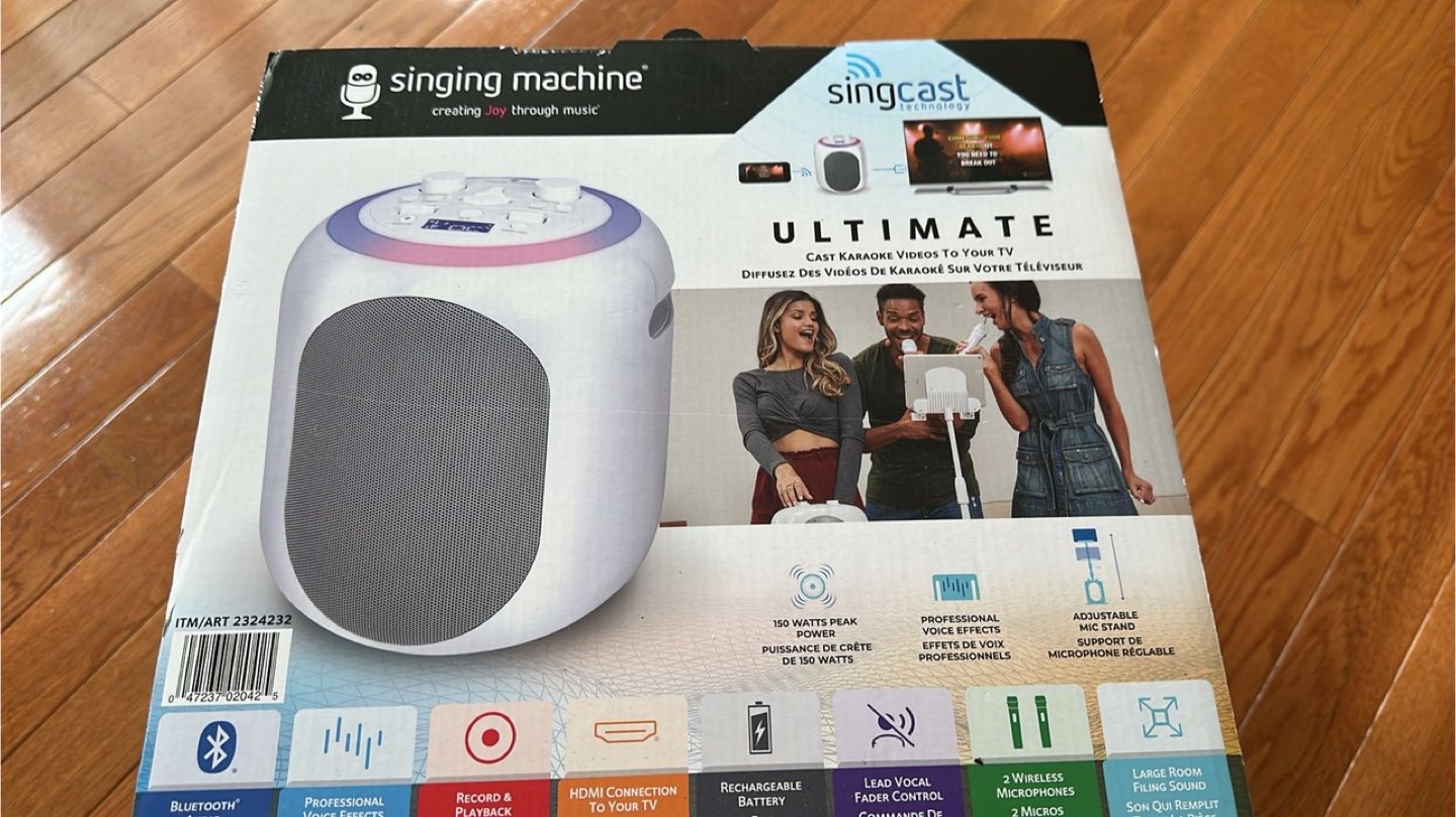 Singcast Ultimate Karaoke Machine with Stand and 2 Microphones - photo 4