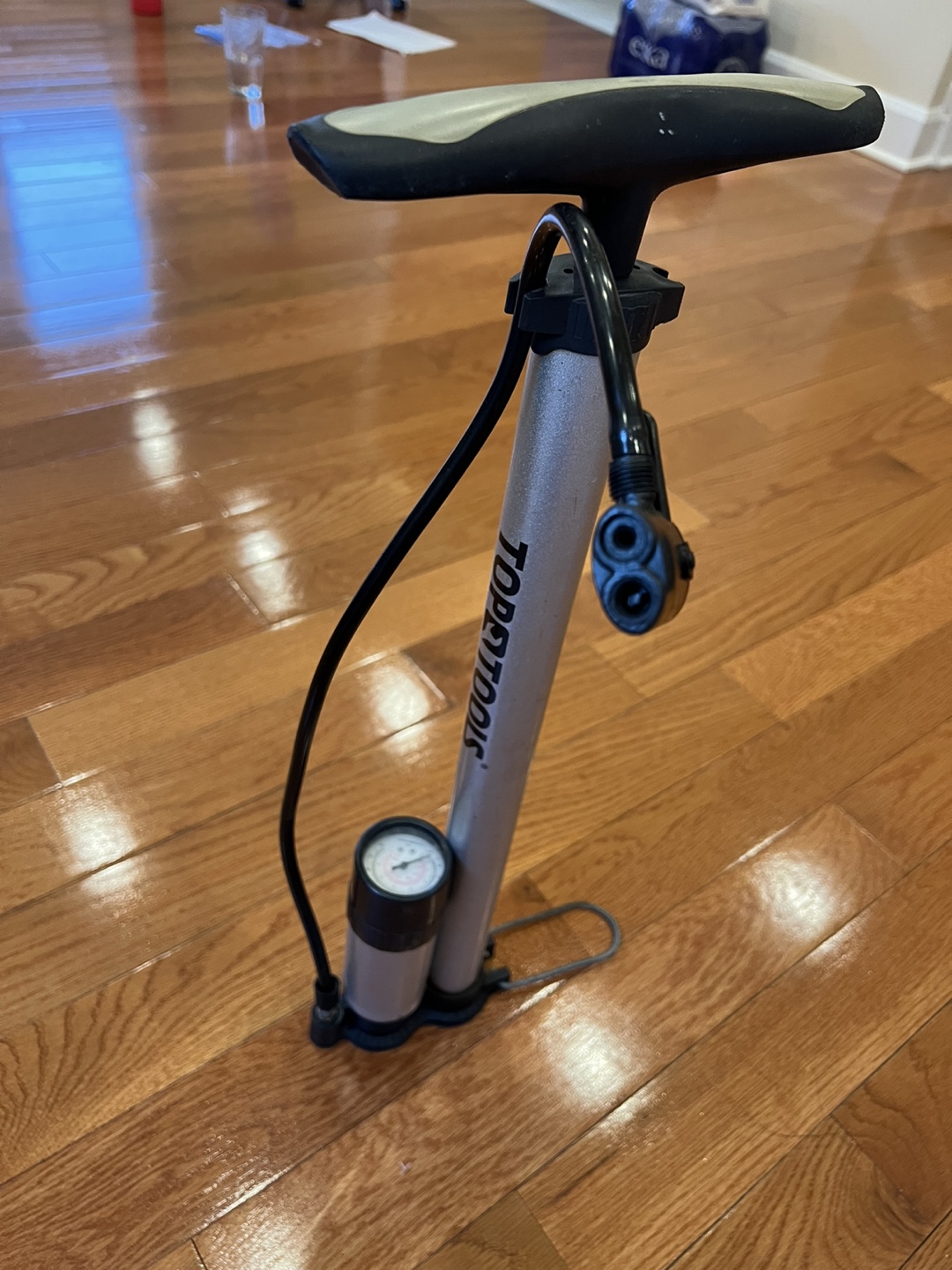 Top Tools Bicycle Floor Pump