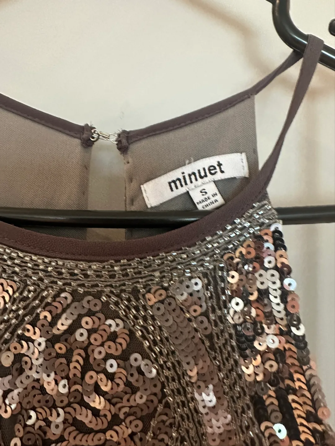 Sequin Mini Dress Sz Small image indicator(3)