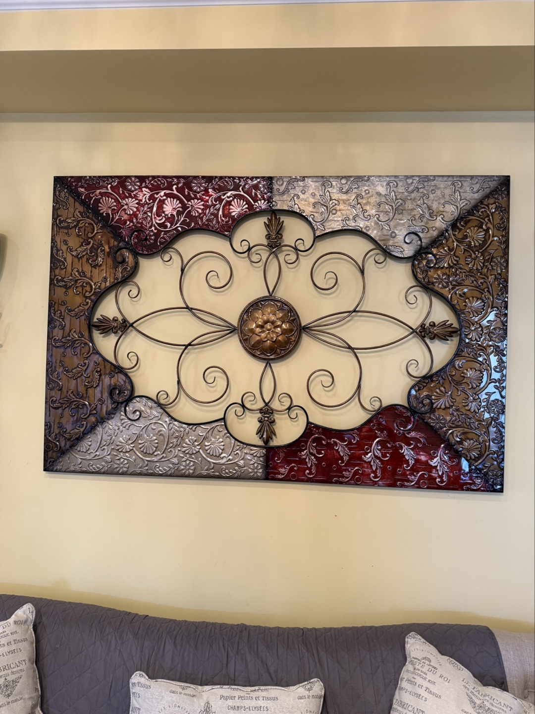 Ornate Metal Wall Decor - photo 2