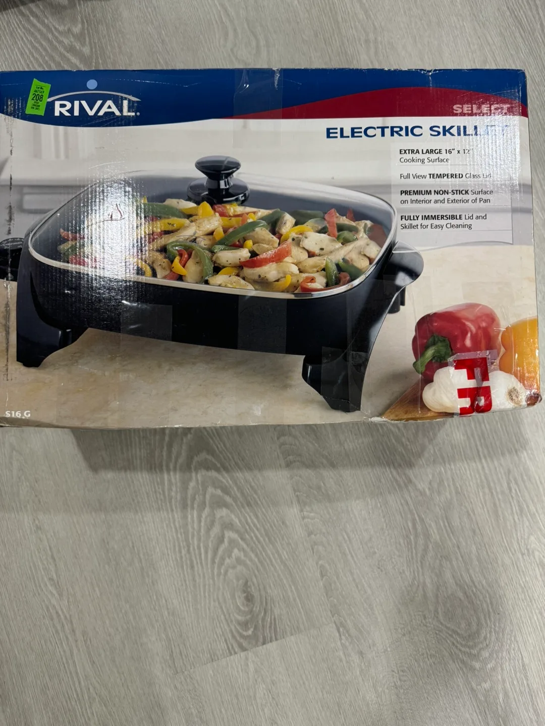 Rival Select Electric Skillet - 16" x 12" image indicator(2)