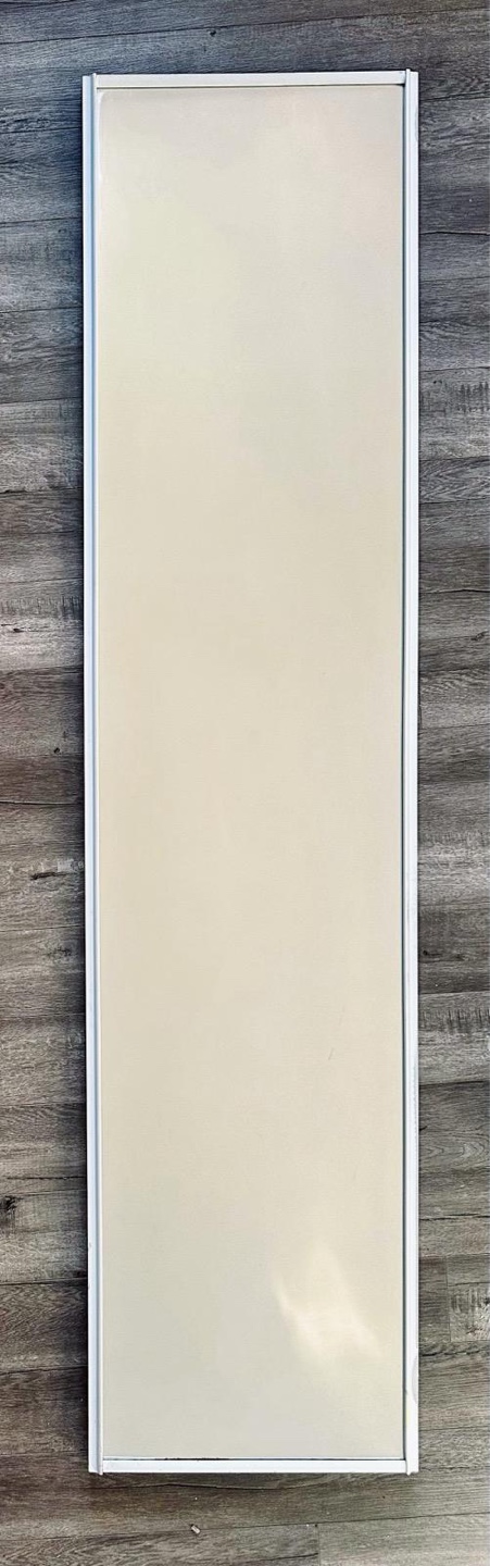 Full-Length Mirror with White Frame