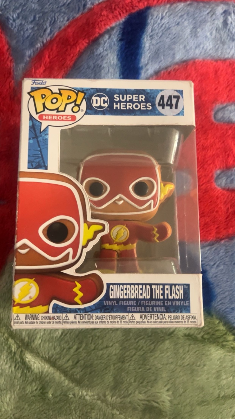 Funko Pop! DC Super Heroes Gingerbread The Flash #447