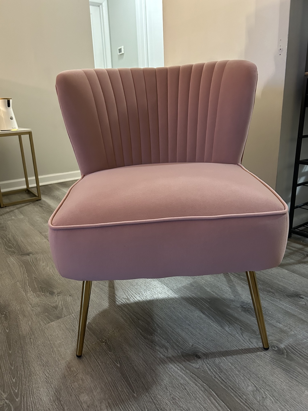 Two Euclid 26" Wide Tufted Velvet Accent Side Chair - photo 2