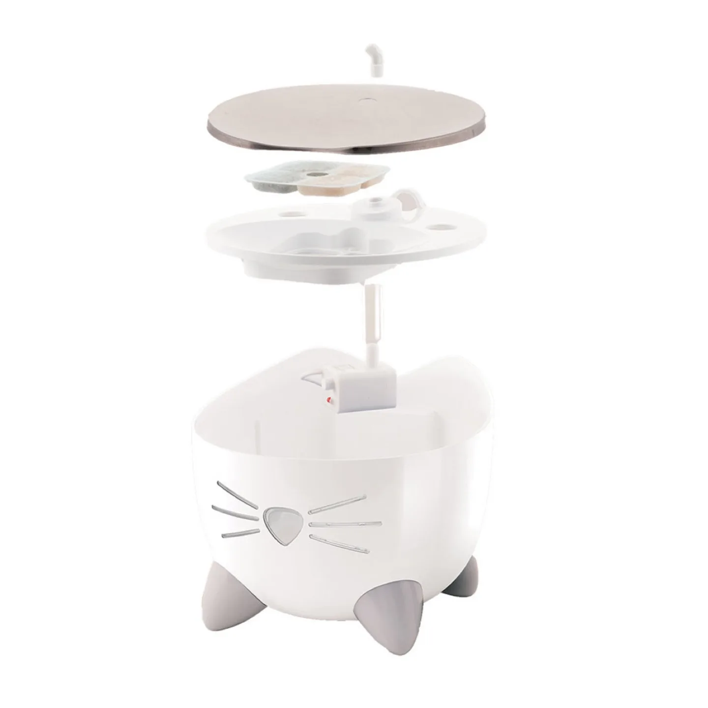 Catit Pixi Water Fountain + 8 water filters image indicator(2)