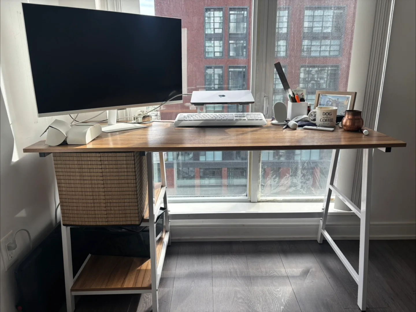 Big Modern Wooden Desk (Work/Study) thumbnail
