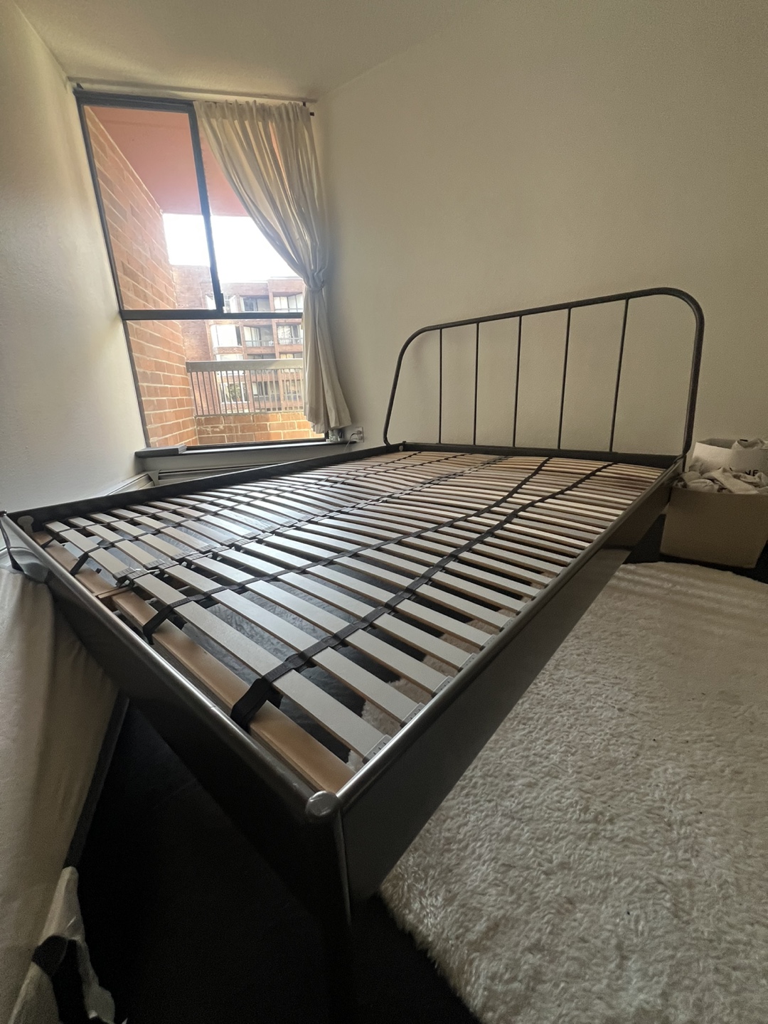 IKEA Kopardal Queen Metal Bed Frame with Slatted Base - photo 2