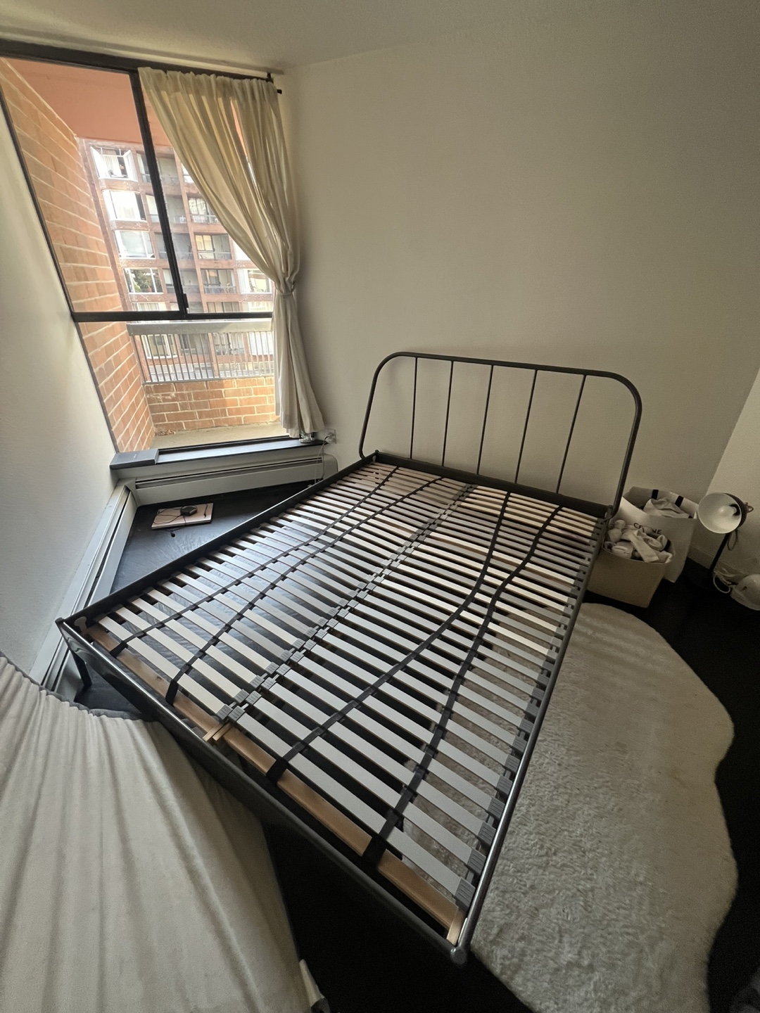 IKEA Kopardal Queen Metal Bed Frame with Slatted Base | Karrot