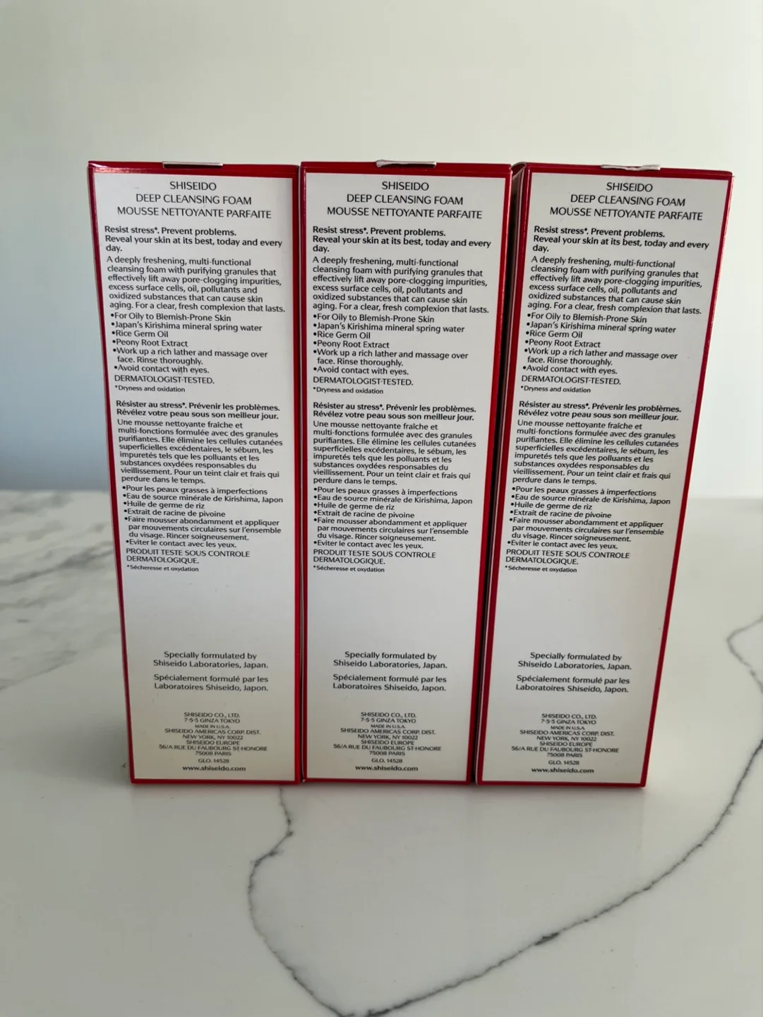 $145 value!!Shiseido Cleansing Foam x3**New in box,Never opened! image indicator(2)