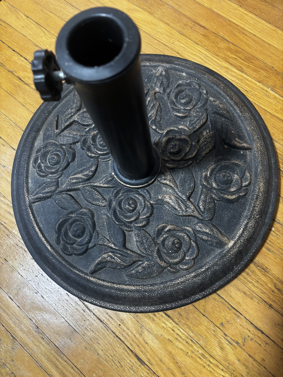 Outsunny Patio Umbrella Base - 18” Bronze Stand