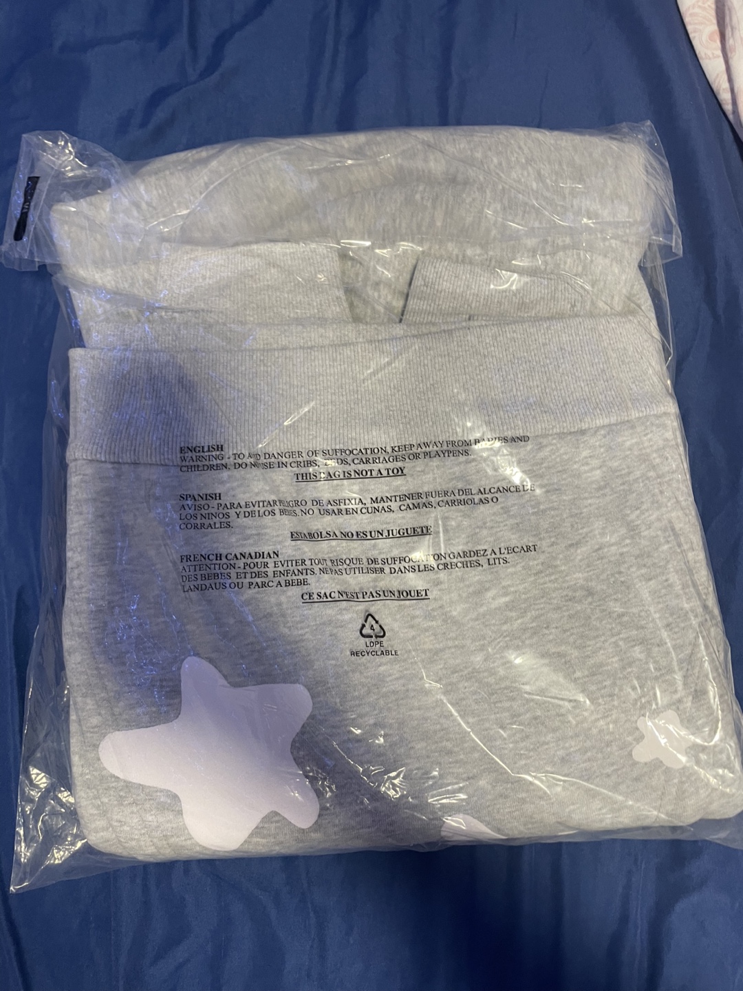 Grey sp5der hoodie size small OG tags - photo 2