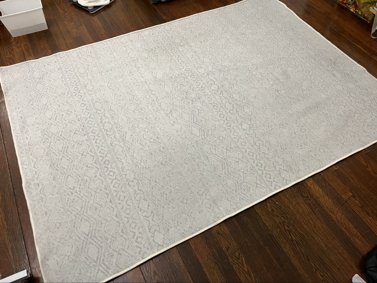 Tumble Tabor Washable Rug - Natural/Ash 5x7 - photo 4