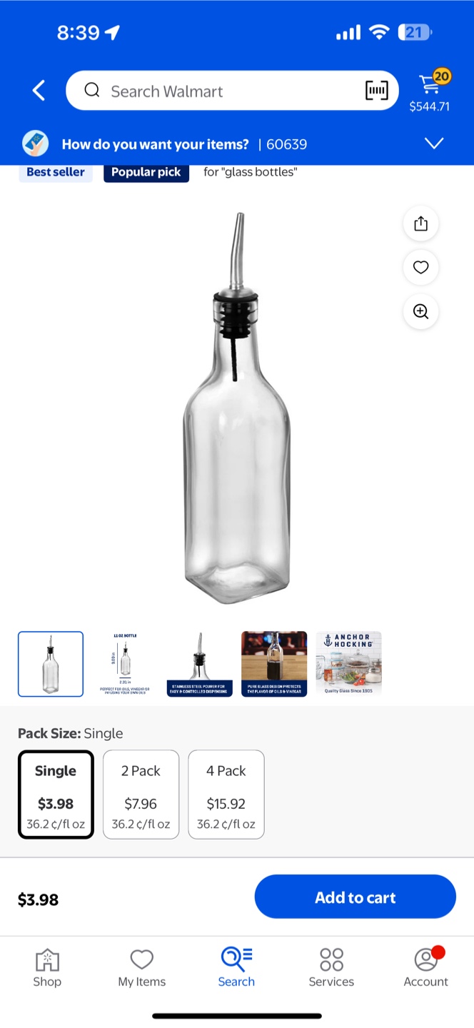 Glass Oil Dispenser (3x) - photo 2