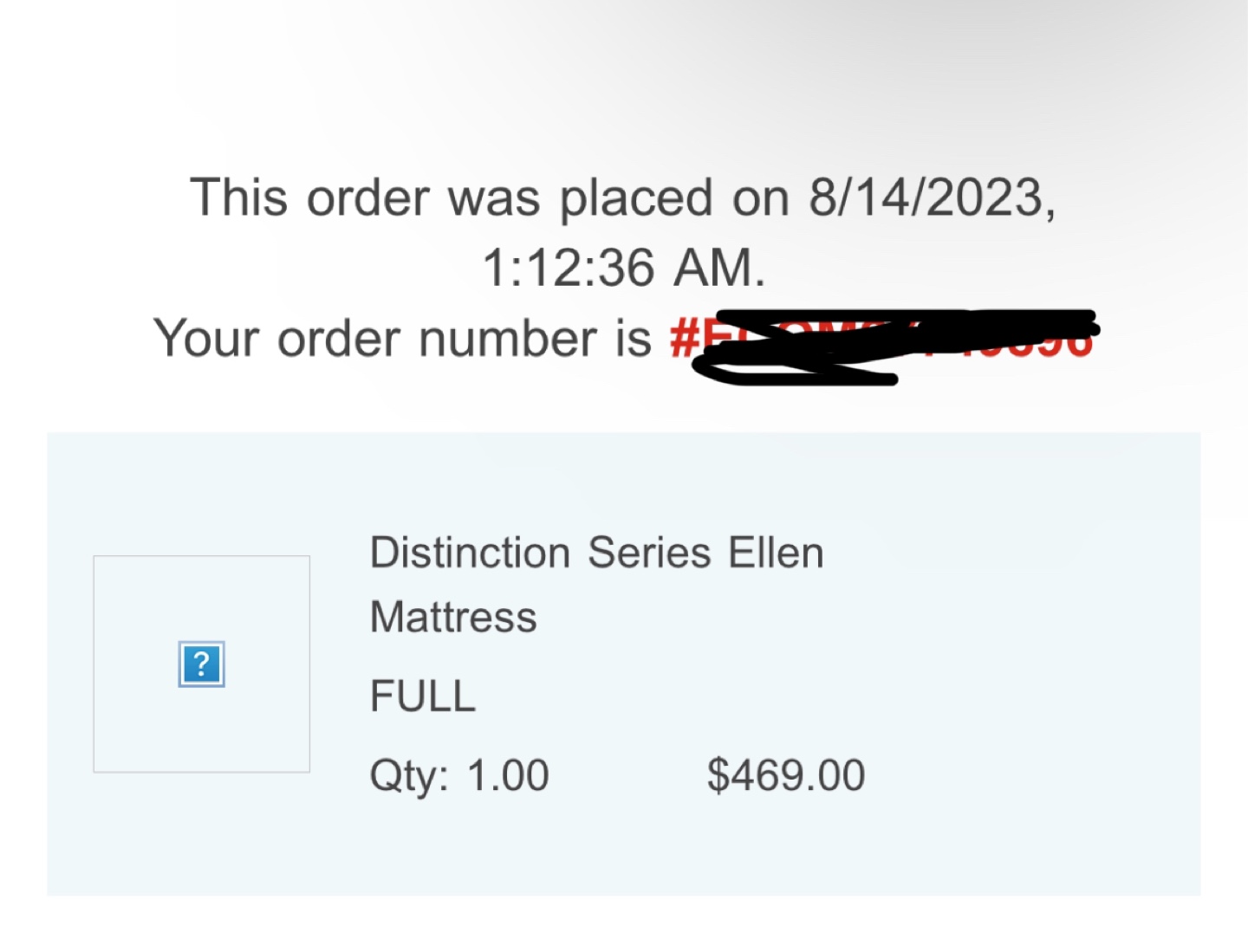 Black Metal Bed Frame and Full Mattress - photo 5