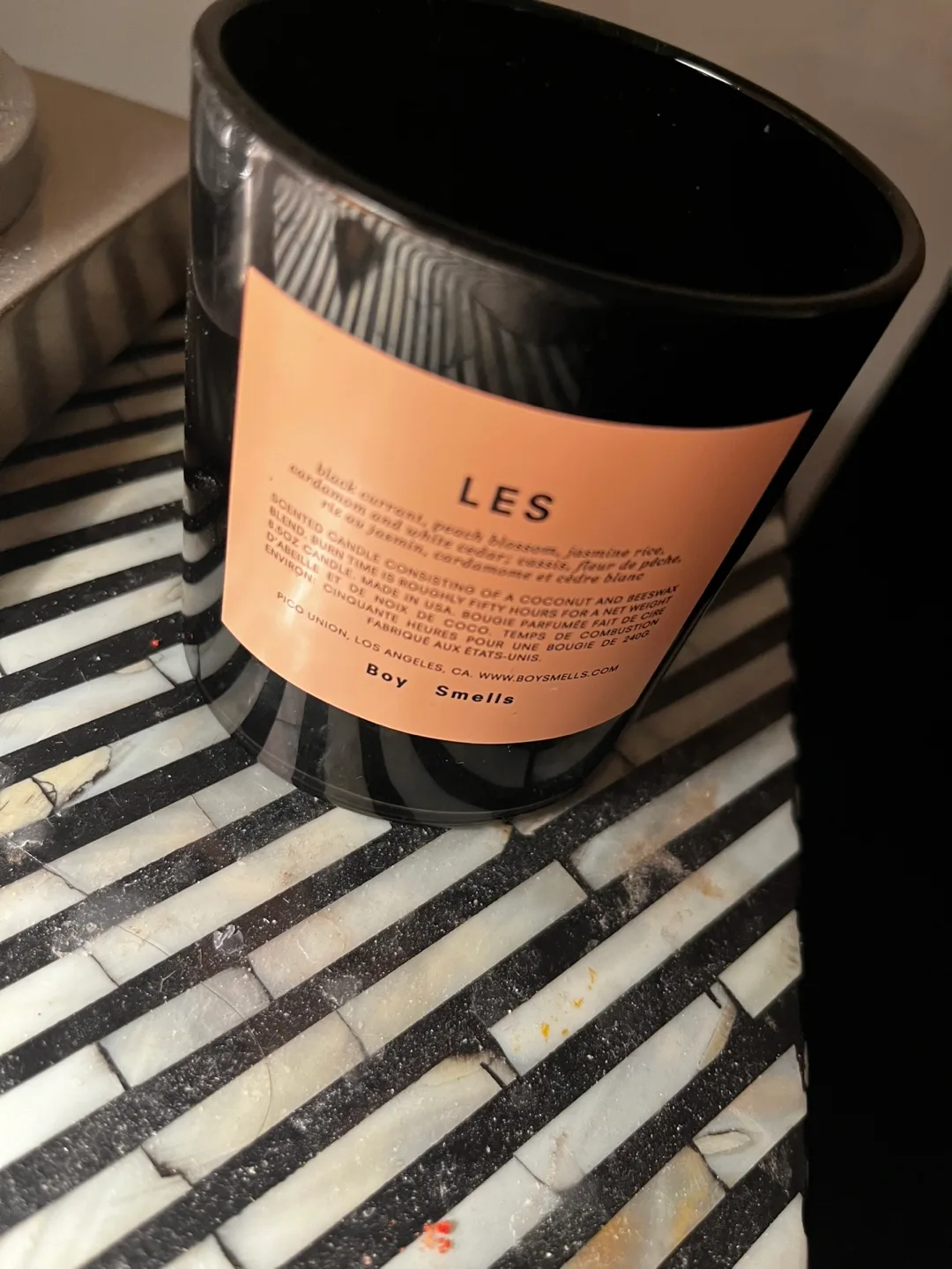 LES Candle scented ‘Boy Smells�’ award winning brand thumbnail