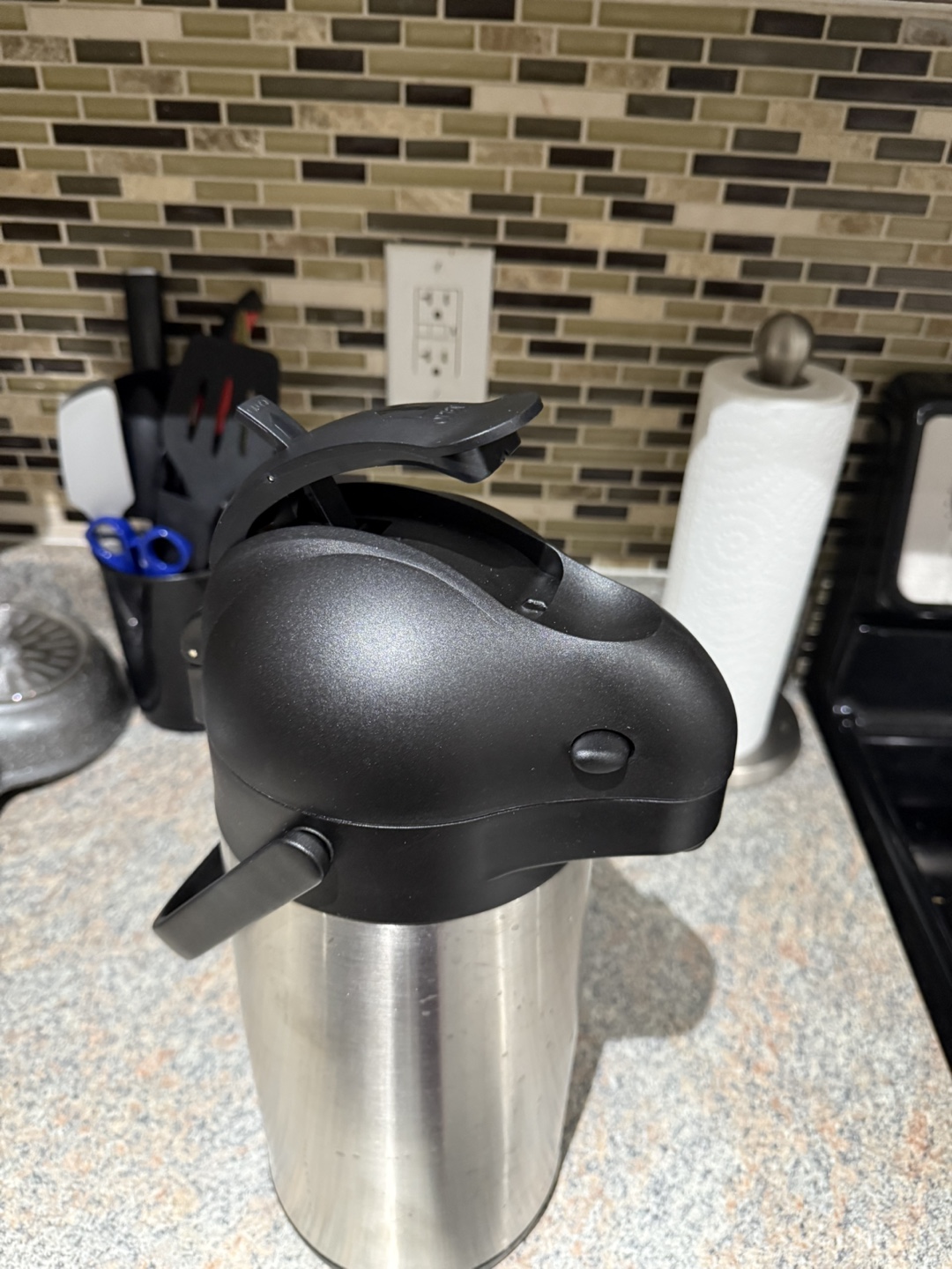 Cressimo 3 Liter Stainless Steel Airpot Coffee Dispenser - photo 2