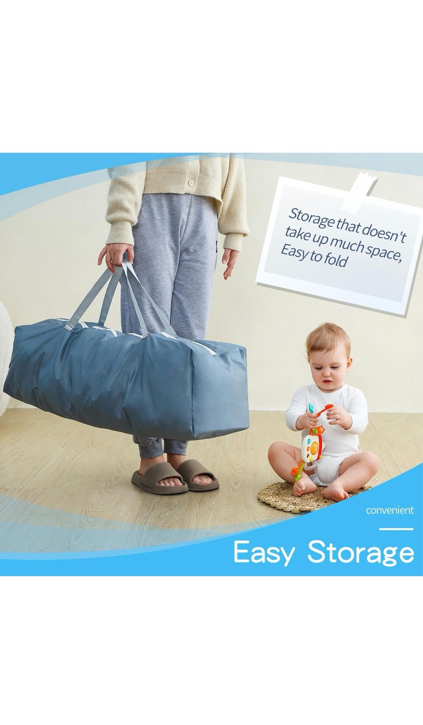Baby Playpen - Portable Play Yard with Storage Bag - photo 5