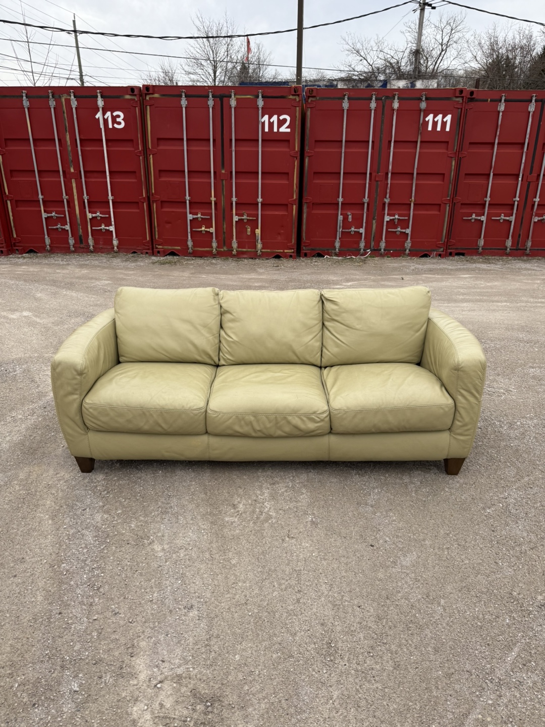Italsofa 3 Seater Leather Sofa - photo 2