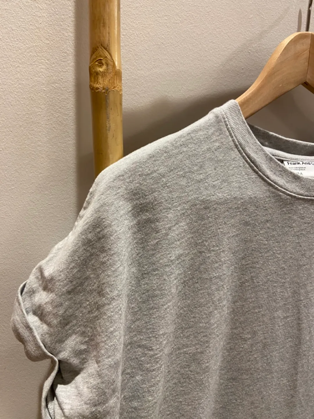 Frank And Oak Gray T-Shirt Dress Size M image indicator(5)