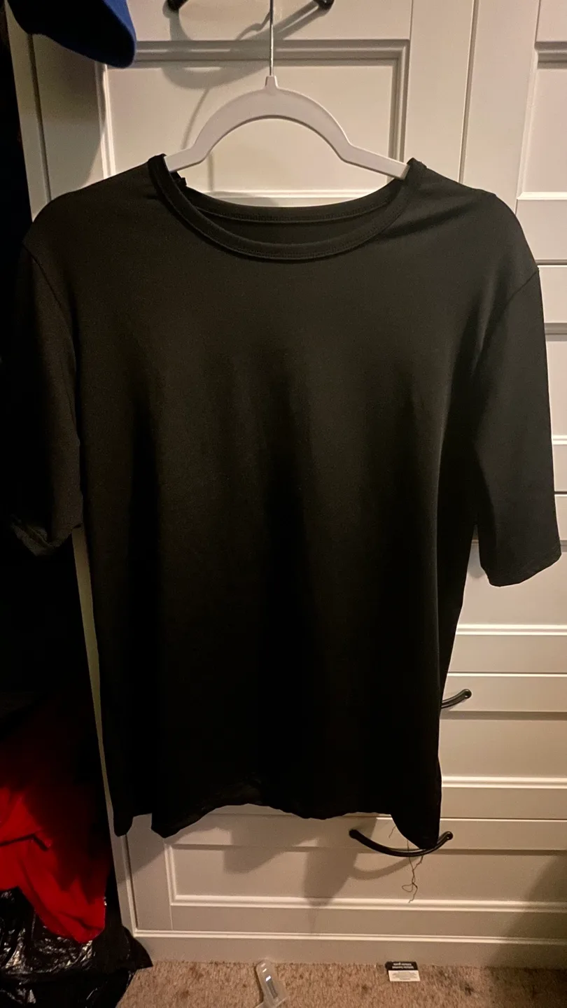 Black semi compression t-shirt thumbnail