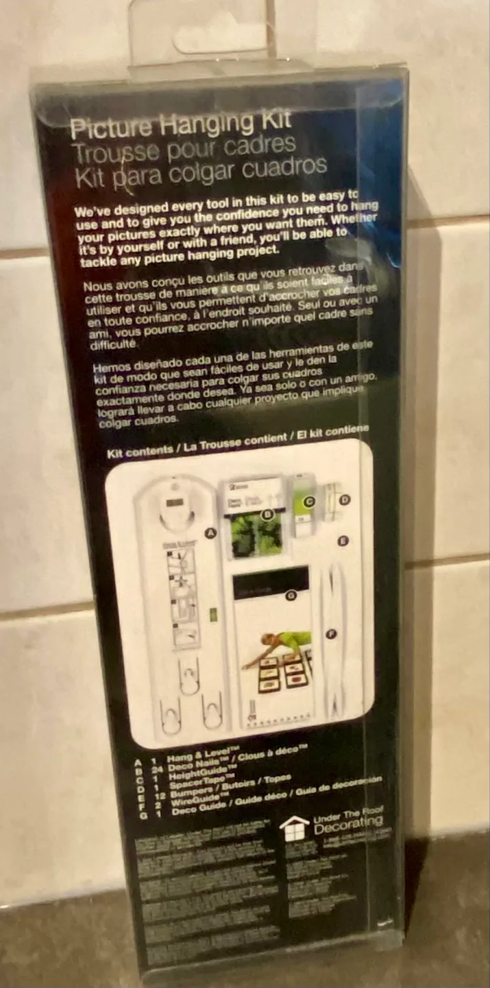 Under The Roof Decorating Picture Hanging Kit - 42 Pieces image indicator(3)