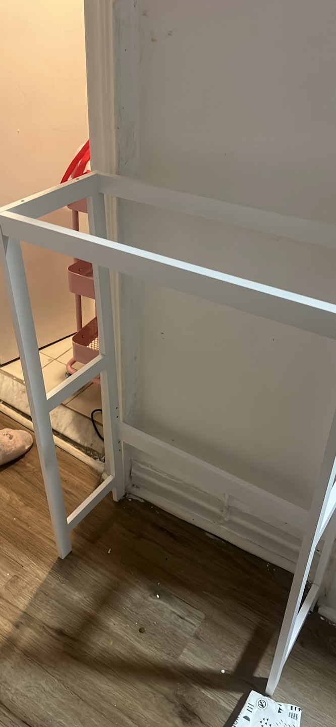 White Over The Toilet Storage Rack - photo 3