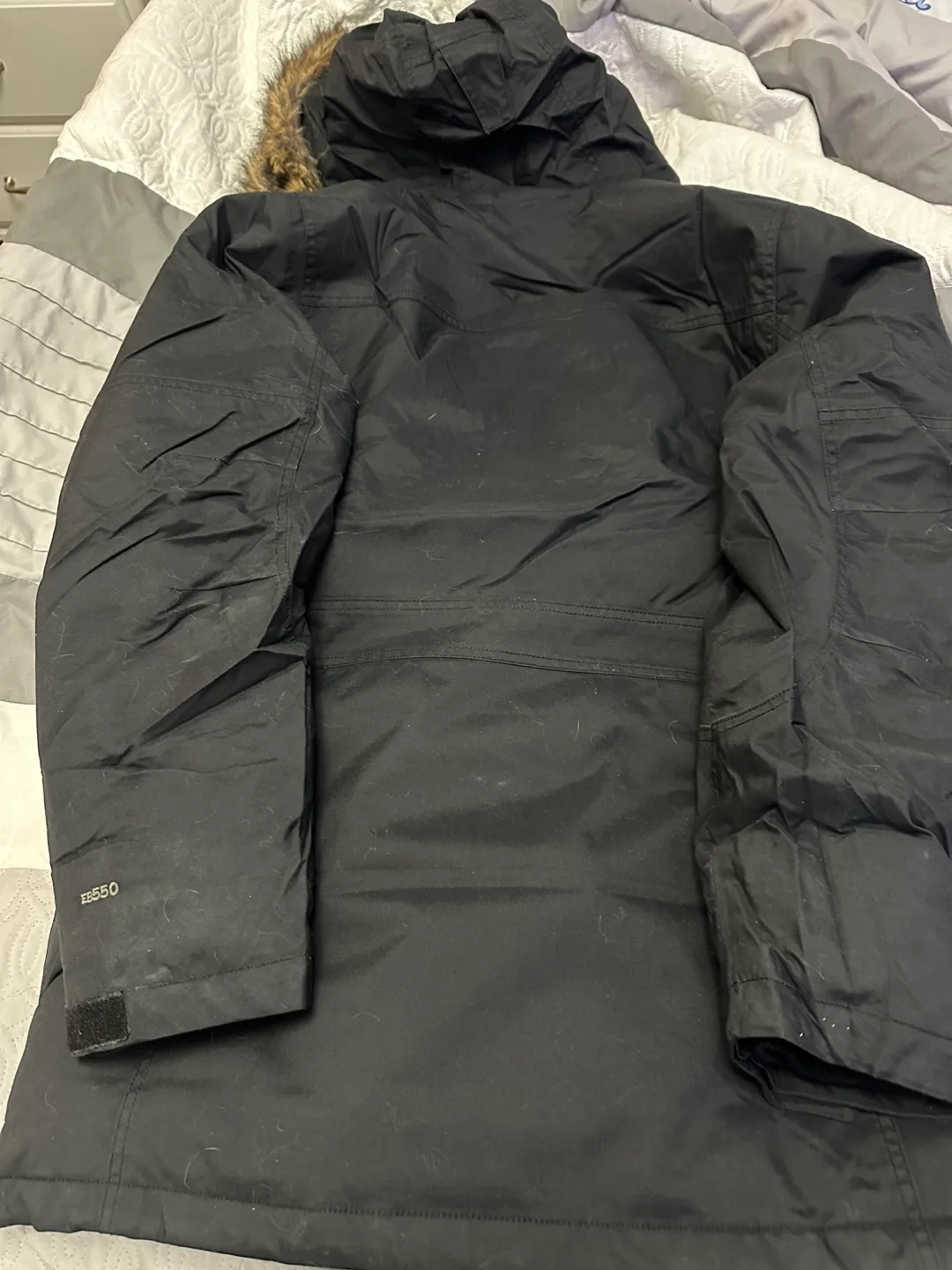 Eddie Bauer Men's Black Parka Winter Coat image indicator(2)