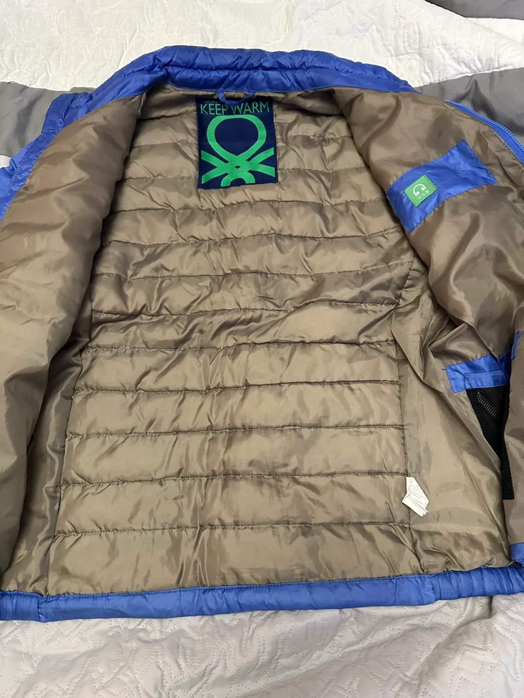 Replay Men's Blue Quilted Jacket image indicator(2)