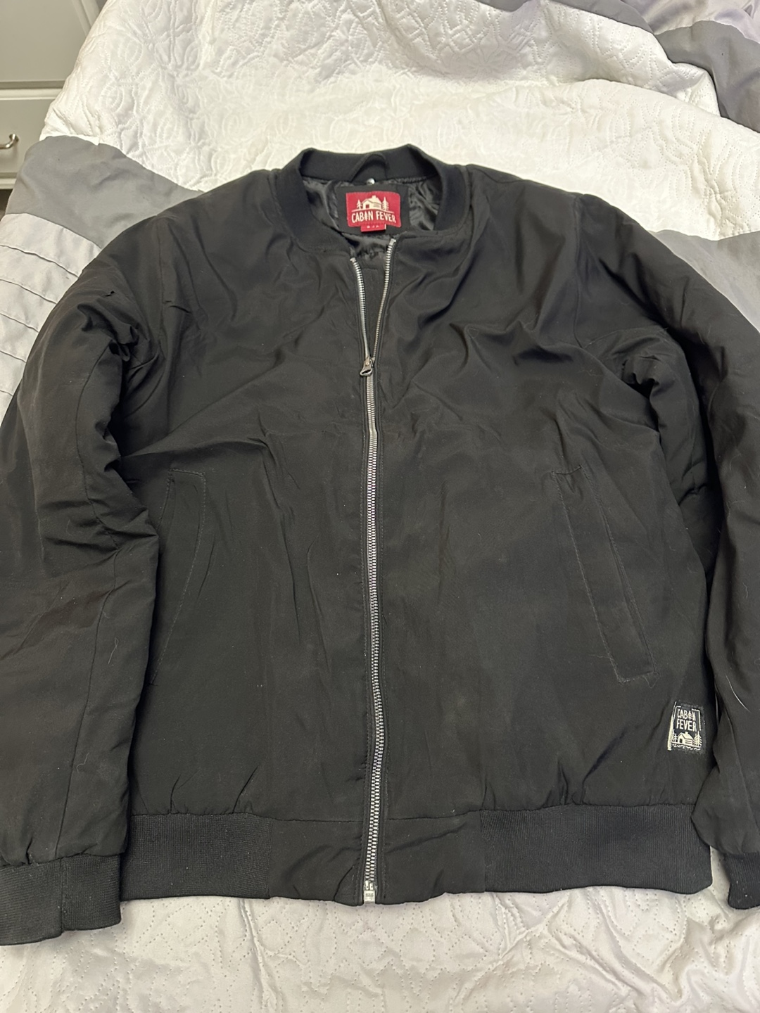 Men's Cabin Fever Black Bomber Jacket